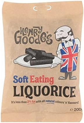(12 PACK) - Henry/G Soft Eating Red Liquorice | 200g | 12 PACK - SUPER SAVER - SAVE MONEY