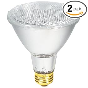 Feit Electric 75PAR30 QFL MP 2 75-Watt Par 30 Halogen Reflector Flood Light, Clear, 2 Pack by Feit Electric