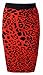 NAZ Fashion Womens Celebrity Inspired High Waisted Wetlook Bodycon Pencil Skirt