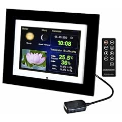 Bresserelectronics DPF - 820W Digitaler Bilderrahmen mit Wetterstation