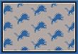 Detroit Lions 5' 4" x 7' 8" Team Repeat Area Rug (Gray)