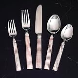 Red Dots 20-pc. Flatware Set