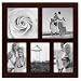 Walnut windowpane collage ATRIUM displays 5 -