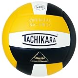  : Tachikara Sensi-Tec Composite High Performance Volleyball (Gold/White/Black)