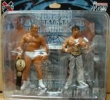 13cmFigure2pack みのる＆丸藤 GHCタッグ 白×銀