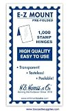 HE Harris Stamp Hinges - Peelable Folded Pack of 1,000