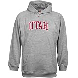 Nike Utah Utes Ash Youth Classic College Hoody Sweatshirt