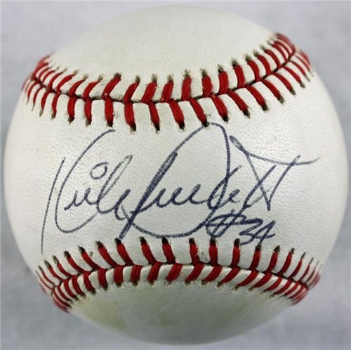 Twins Kirby Puckett Autographed/Hand Signed Authentic Oml Baseball JSA #g08379