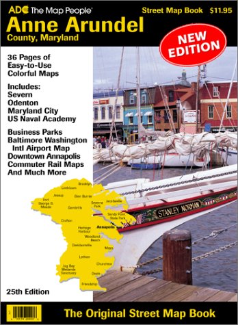 adc anne arundel county maryland street map book