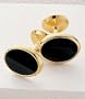 Onyx Oval Classic Cufflinks