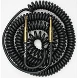 Bullet Cables BC-25CC Coiled 25ft Instrument Cable (Brass Bullet Jacks)