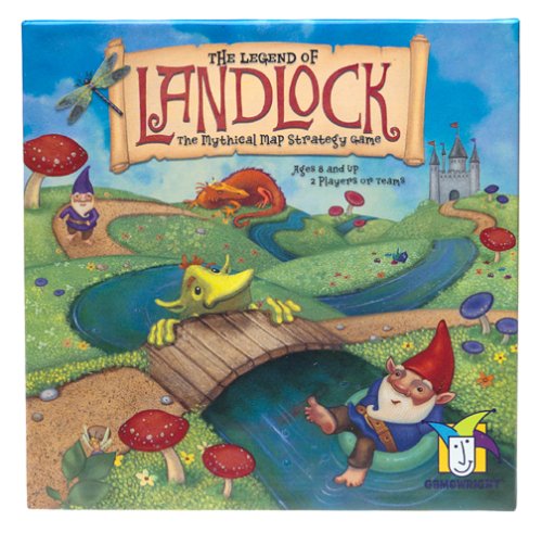 Gamewright the Legend of Landlock, the Mythical Map Strategy Game