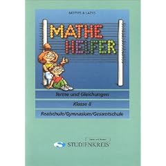Mathe Helfer: Terme und Gleichungen, Klasse 8