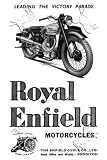 Canvas Print, Royal Enfield Motorcycles: Leading the Victory Parade - 20 x 30