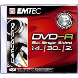 Emtec 2x Write-Once Camcorder DVD-R Mini - 5 Pack