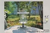 UNIQUE ARTS M23004 EXECUTIVE DECKPOST SOLAR LIGHT