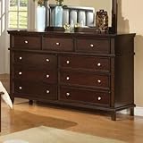 Saxton Dresser in Dark Cappuccino Finish by Coaster Furniture
