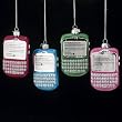 Noble Gems Mouth Blown Glass Tween Christmas Green PDA Holiday Ornament 3.5"