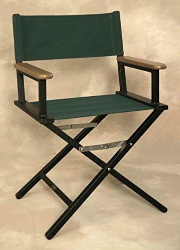Aluminum Folding Director's Chair in Forest Green