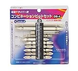 高儀 EARTH MAN コンビネーションビットセット 10本組 DB-4 12個入