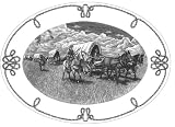 PTS America 222 Fifth Slice of Life Wagon Trail 14-inch Oval Platter by PTS America