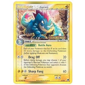 Pokemon EX Dragon Frontiers #2 Feraligatr Holofoil Card