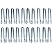 MBB 20-Pack Blue Sugar Cubes Ice Tongs Appetizers Server Small Kitchen Serving Tongs Stainless Steel