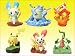 Complete Set of 6 Series II 2" Pokemon Buildable Figures Gashapon Collection