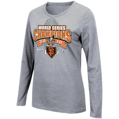 San Francisco Giants Women's 2010 World Series Champions Locker Room Long Sleeve T-Shirt