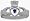 Ladies 10 Karat White Gold Sapphire Claddagh Ring - 6.25