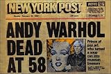 Andy Warhol Dead Ny Post Headline Pop Art Postcard Print - 4