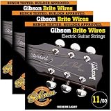 Gibson Brite Wires Medium Electric Guitar Strings - 3 Pack