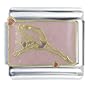 Gymnast Floor Exercise Italian Charms Bracelet Link