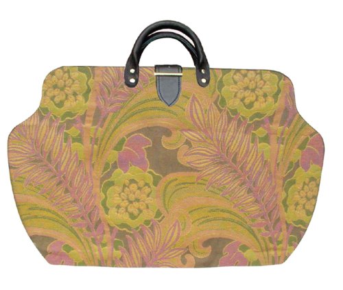 ArtisanStreet’s Sorta, Kinda Like a Lily Pulitzer Carpet Bag with Shoulder Strap. Reminiscent of a Lily Pulitzer Design. Bag Features Tightly Woven Tapestry Fabric. Limited Edition. Use as an Overnight Bag or Even as a Briefcase.