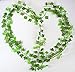 Raylinedo 7.87ft Artificial Boston Ivy Green Vine Leaf Garland Plants Fake Foliage Flowers Decoration
