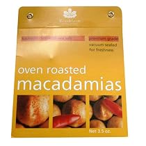 Brookfarm Macadamia Nuts Oven Roasted with Kashmiri Chilli, 3.5-Ounce Bags (Pack of 3)