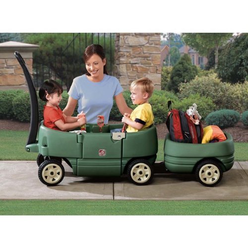 Childrens Toyshop  Toys : Wagon for Two Plus (Willow Green)