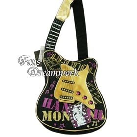 Hannah Montana Purse -Guitar-Shape Hannah Montana Bag