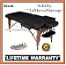 TM *LaMassa/BestMassage Salon - Table Portable *Black - Bed Spa Tattoo - (Includes FREE Carry Case, Massage DVD, And Spa Music CD - o#Pro2K