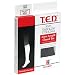T.E.D. Anti-Embolism Stockings, Large, Regular, Black, Knee Length, Closed Toe, 1 Pair