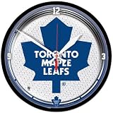 NHL Toronto Maple Leafs Round Clock