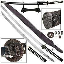 Full Tang Samurai Katana Sword with Ornate Dragon Guard
