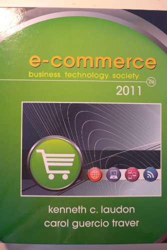 E-Commerce Business: Technology, Society