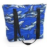 Dolphins DOLPHIN Tote Bag Cotton Large Totes Bags for Travel, Baby, Diapers, Sports Gym or Beach Gifts and Gift Ideas for Him Her Man Ladies Men Women or College Students