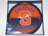SYRACUSE ORANGEMEN 12 Team Colors & Logo Round WALL CLOCK