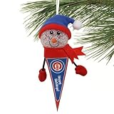MLB Chicago Cubs 5'' Light-Up Snowman Pennant Ornament