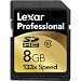 Lexar Professional Series 8 GB 133x Class 6 SDHC Flash Memory Card SD8GB-133-381