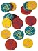 Six Wooden Coins