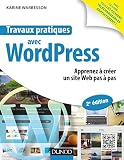 travaux pratiques avec WordPress ; apprenez à créer un site Web pas à pas
