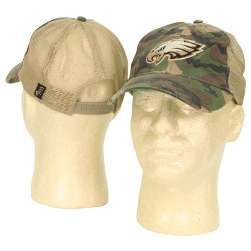 Philadelphia Eagles 2-Tone Camo Trucker Adjustable Hat